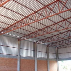 coberturas metálicas para aviários