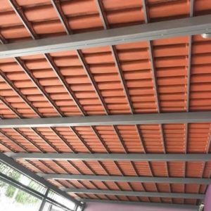 estrutura metálica para telhados residencial